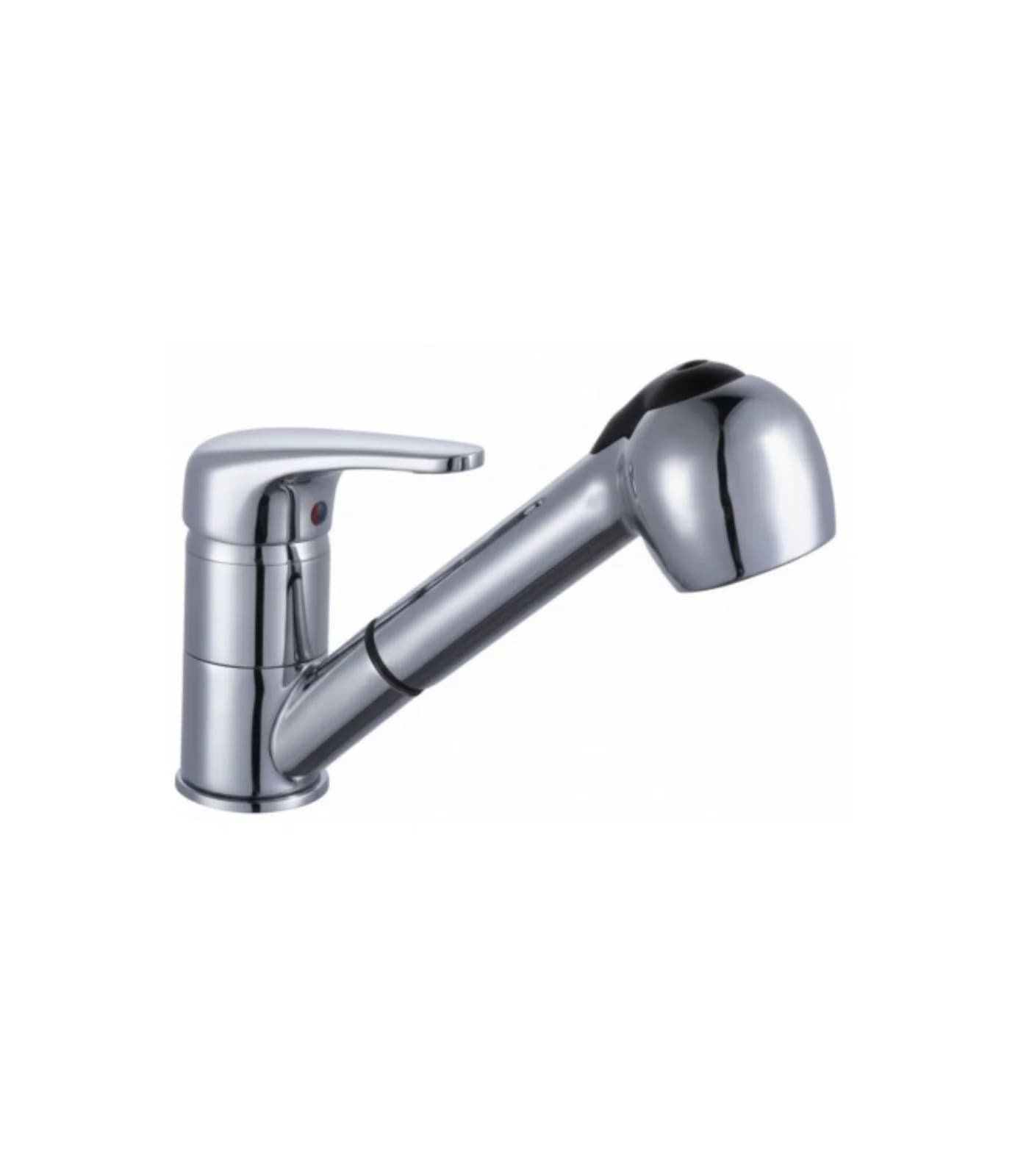 Mitigeur Cuisine Chromé avec Douchette Flexible Inox Anticalcaire – UM-1382-CR