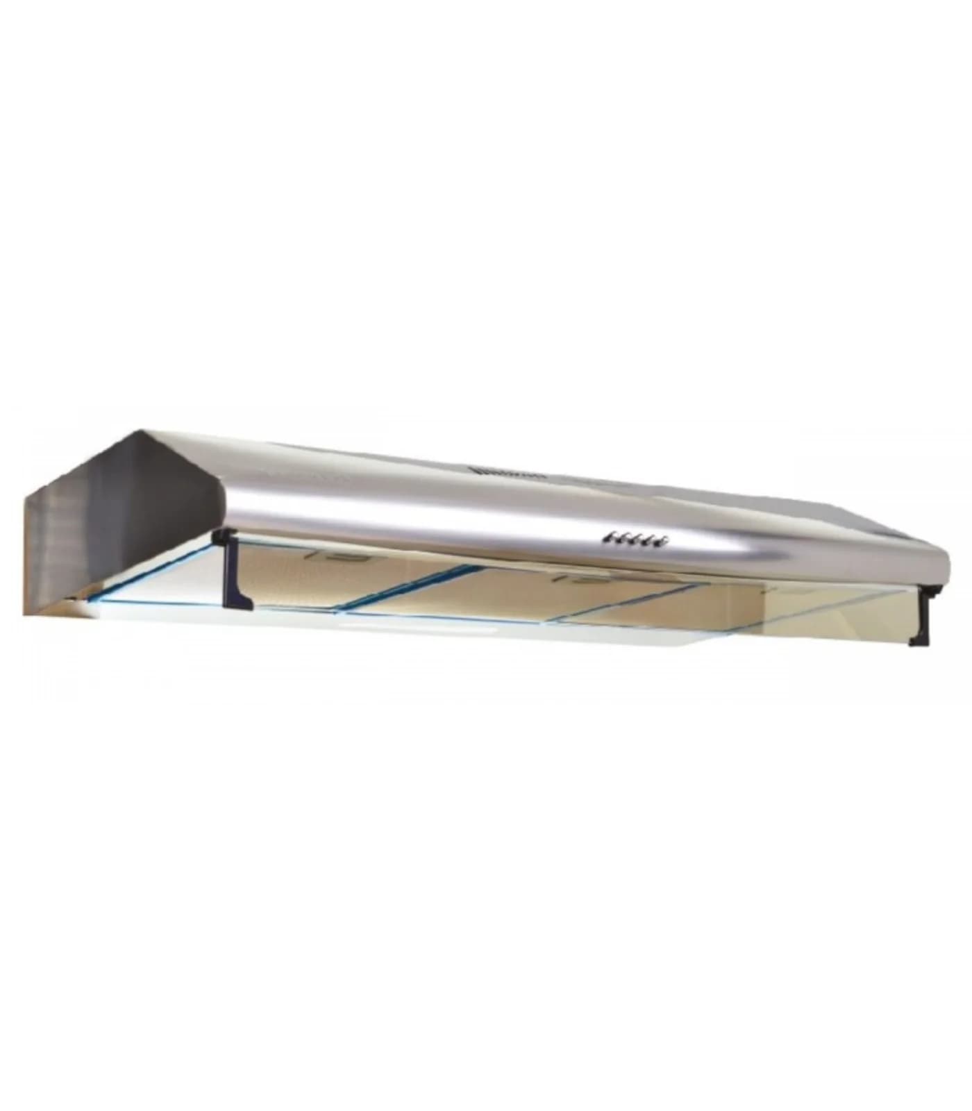 Hotte Sous Meuble 90 cm Inox 460 m³/h Double Moteur avec Visière Verre – EKH-CLA90-IN