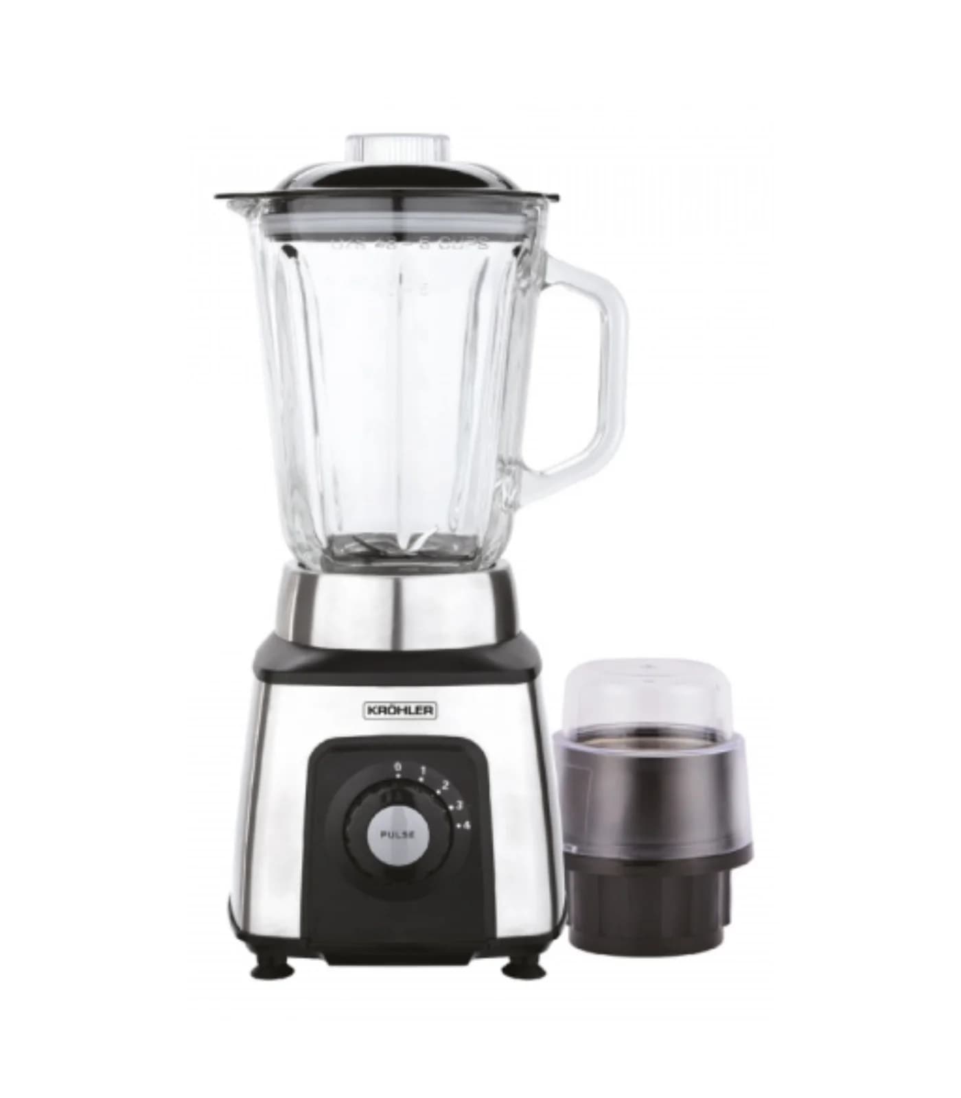Mixeur Blender 1,5 L 800 W avec Moulin Café et Carafe en Verre – PEMB-8508