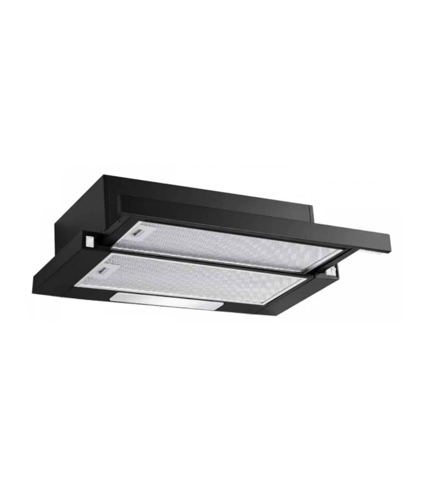 Hotte Tiroir 60 cm Noir 460 m³/h Double Moteur – EKH-TIR60-BLK