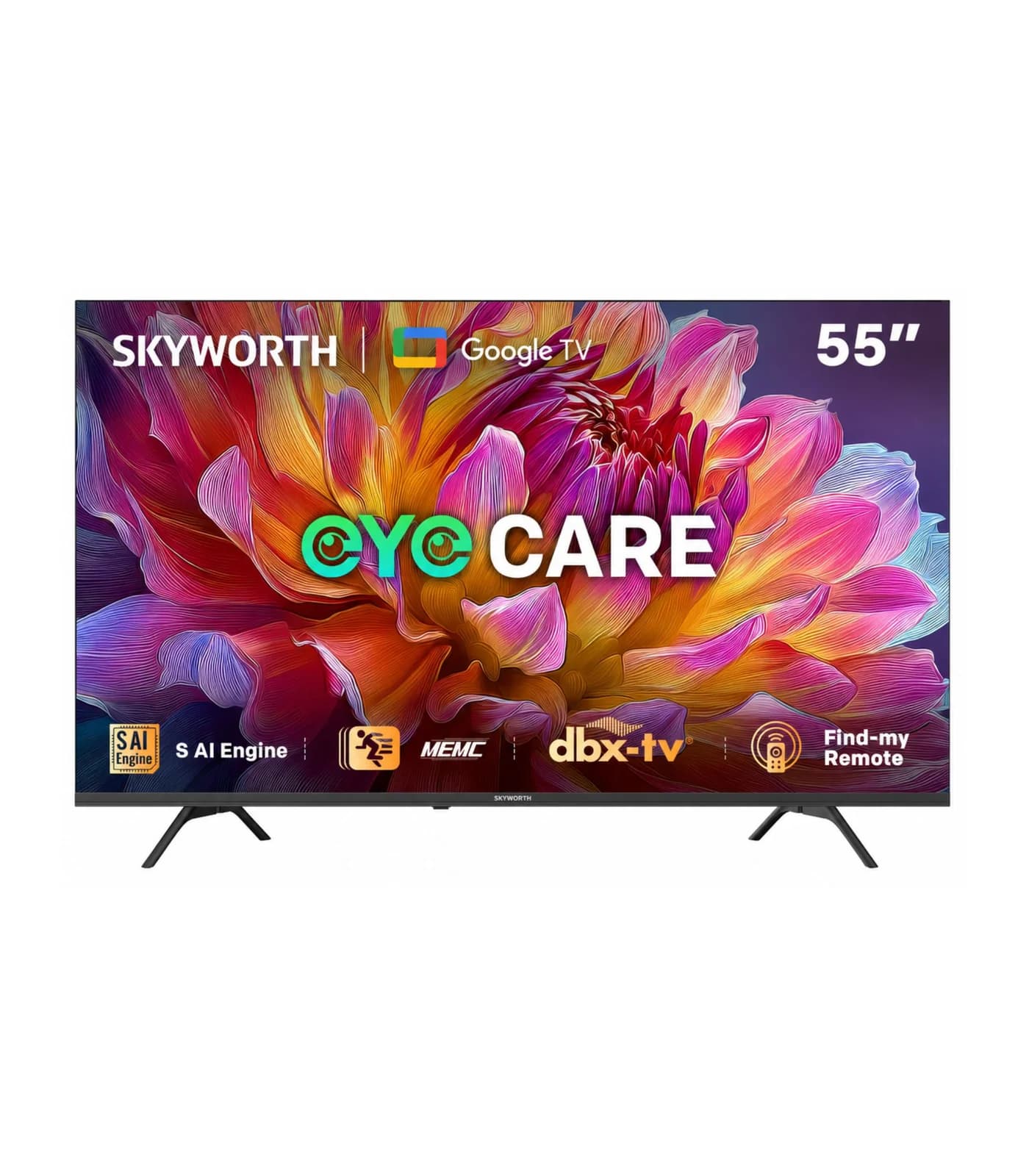 Téléviseur Smart Google TV QLED 55 Pouces Frameless - 4K UHD avec Récepteur Intégré -  55Q6500H