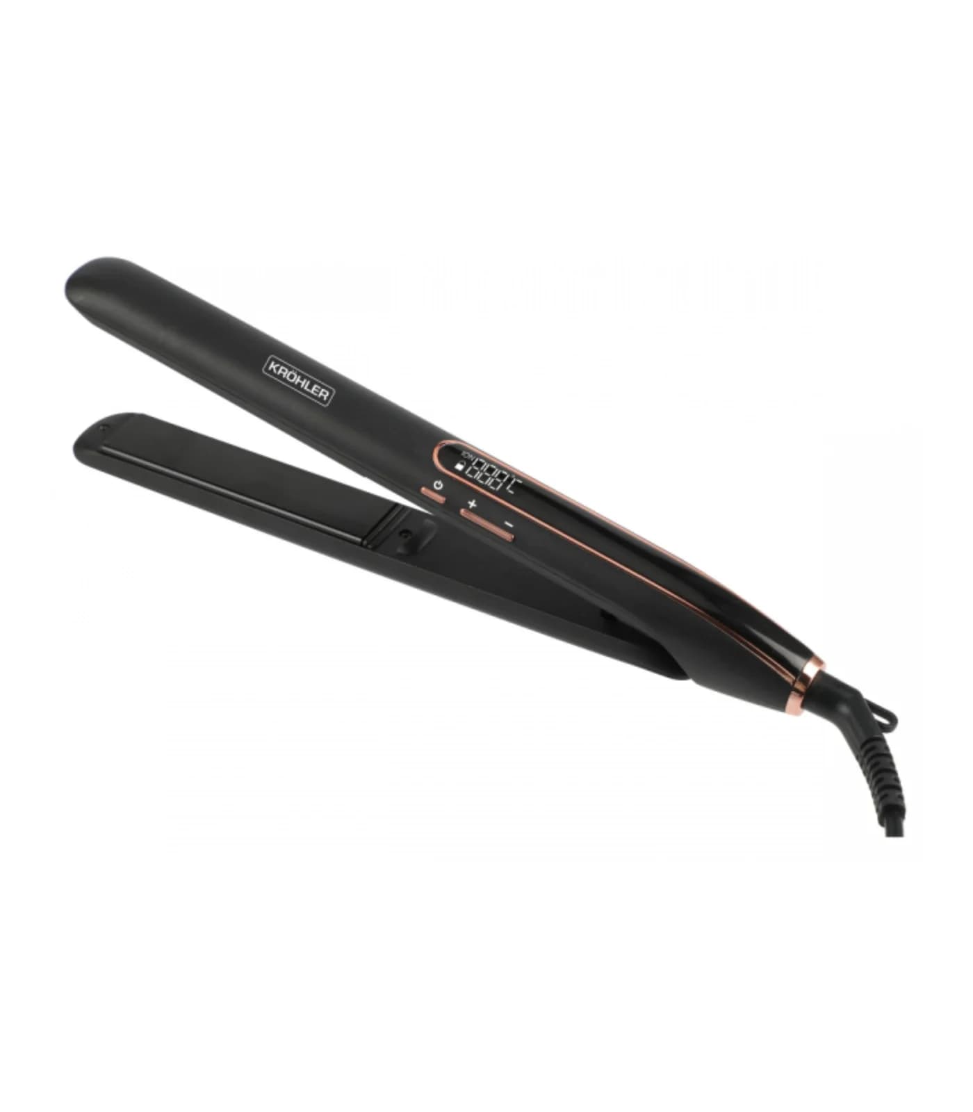 Lisseur Cheveux Plaques Céramique 230°C Réglable avec Écran LED – PELC-605