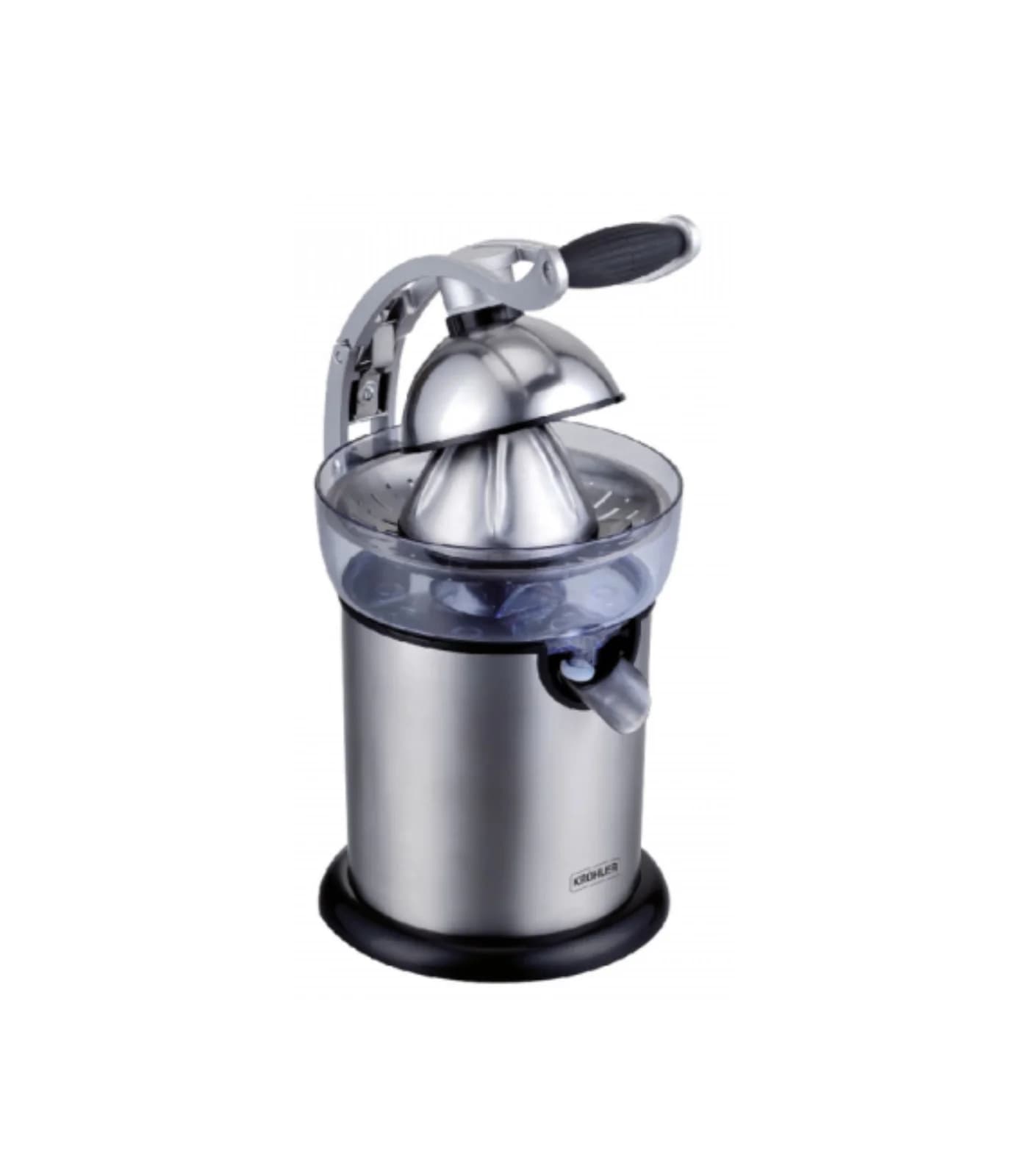 Presse-Agrume Inox 160 W avec Poignée Pressoir et 2 Cônes – PEPA-235