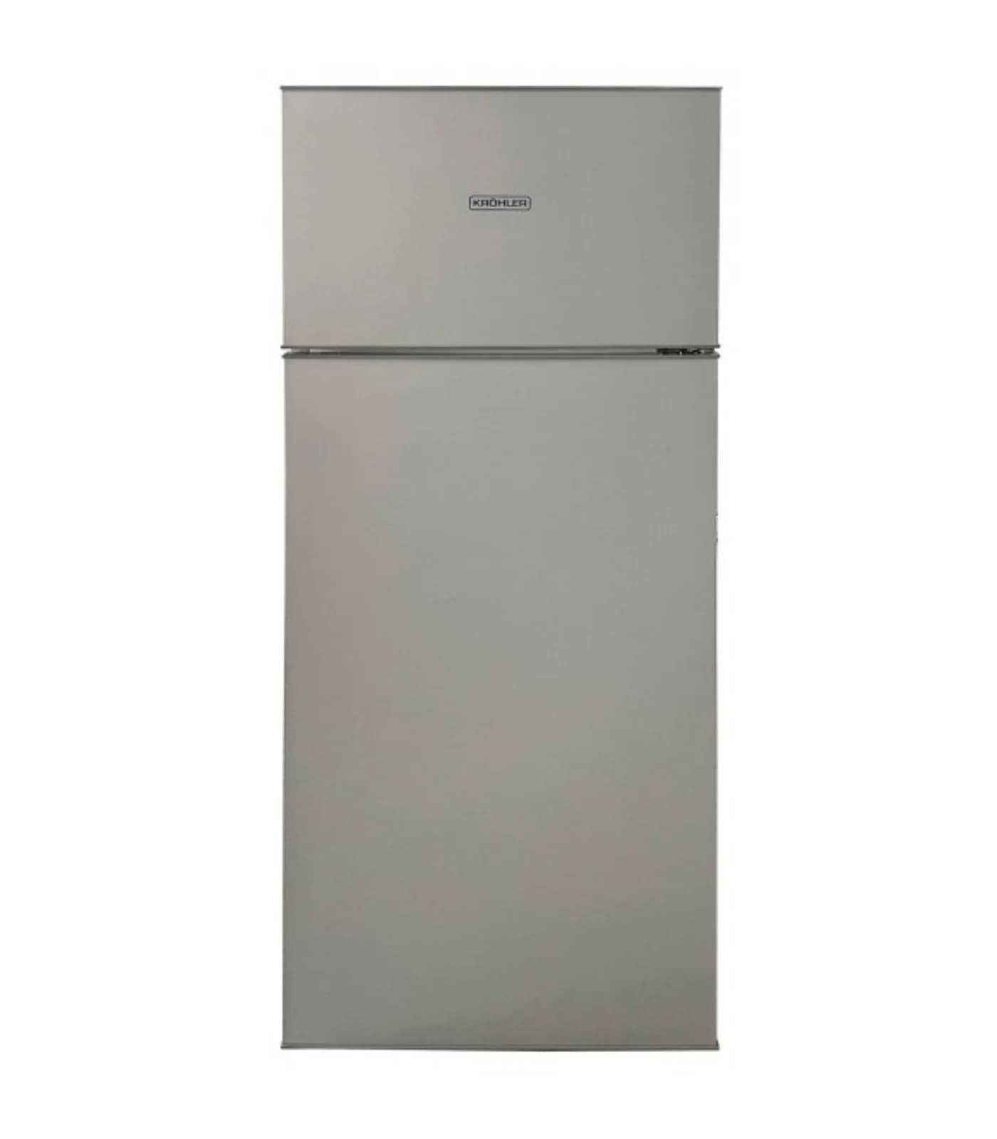 Réfrigérateur Statique Double Porte 227L Inox A+ avec Freezer 46L – KRG-261-G-T