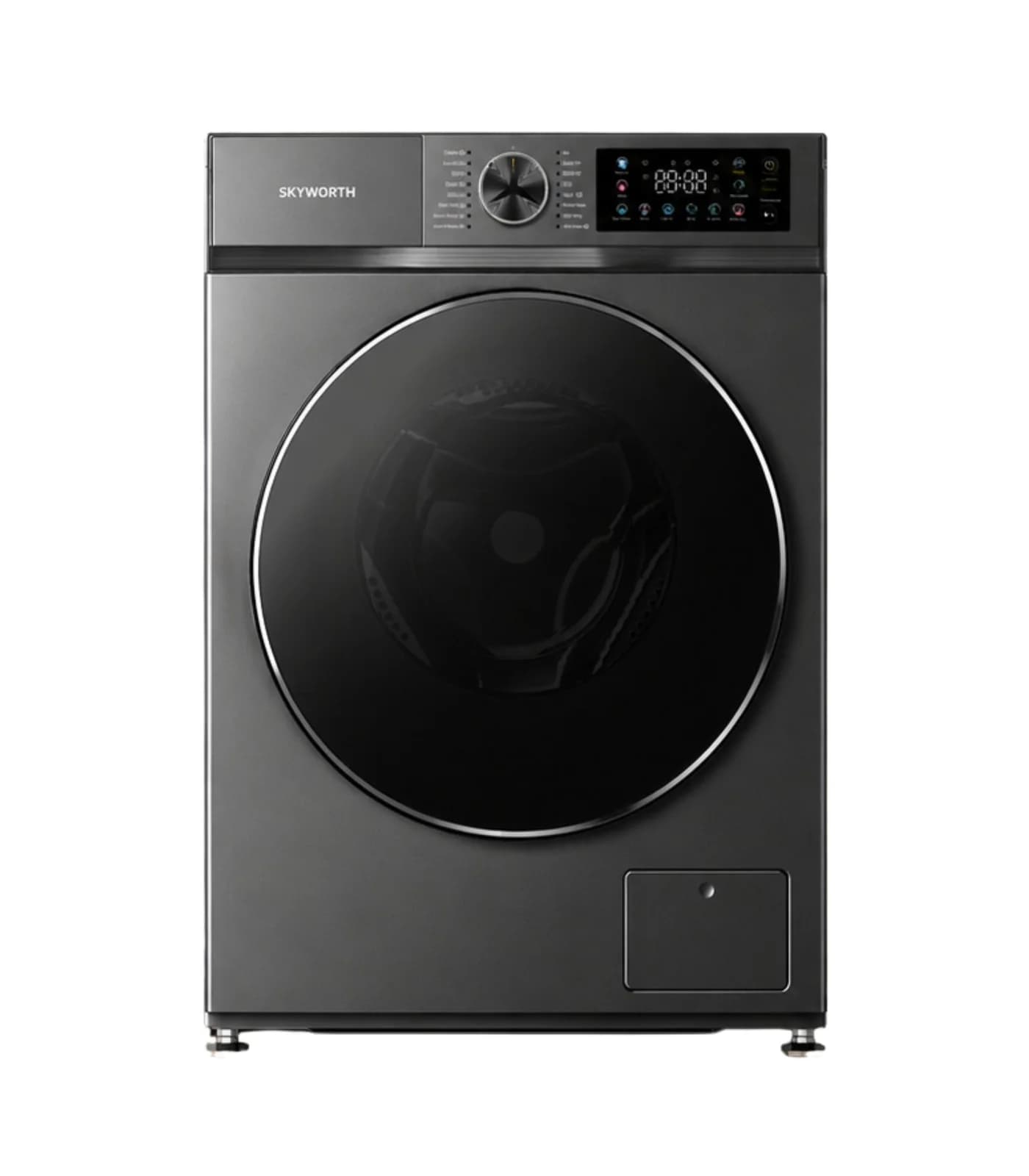 Machine à Laver Hublot 8kg - 1400 Tr/min - Moteur Inverter BLDC - F804R5EBC0 - Gris Foncé