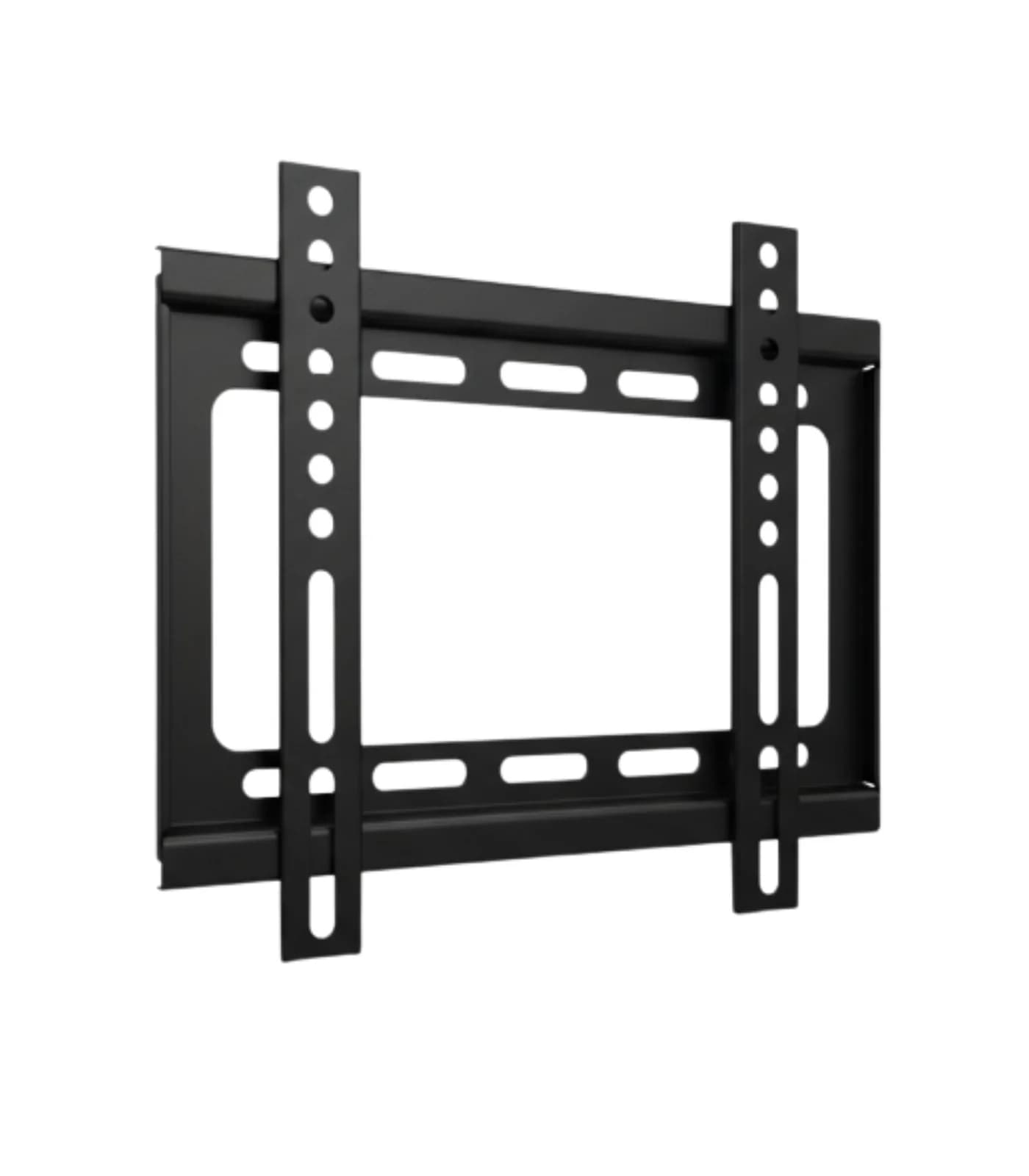 Support TV Mural Fixe VESA 200 pour Écran 17" à 37" en Acier Noir – PLB-19E
