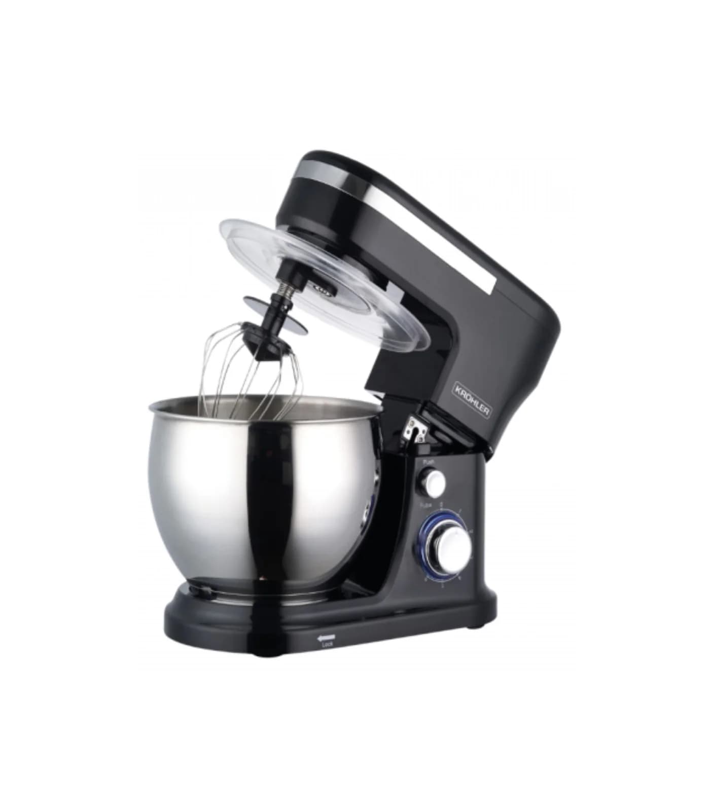 RobotChef Pâtissier 5 L 1300 W avec Bol Inox et 6 Vitesses – PERC-8050