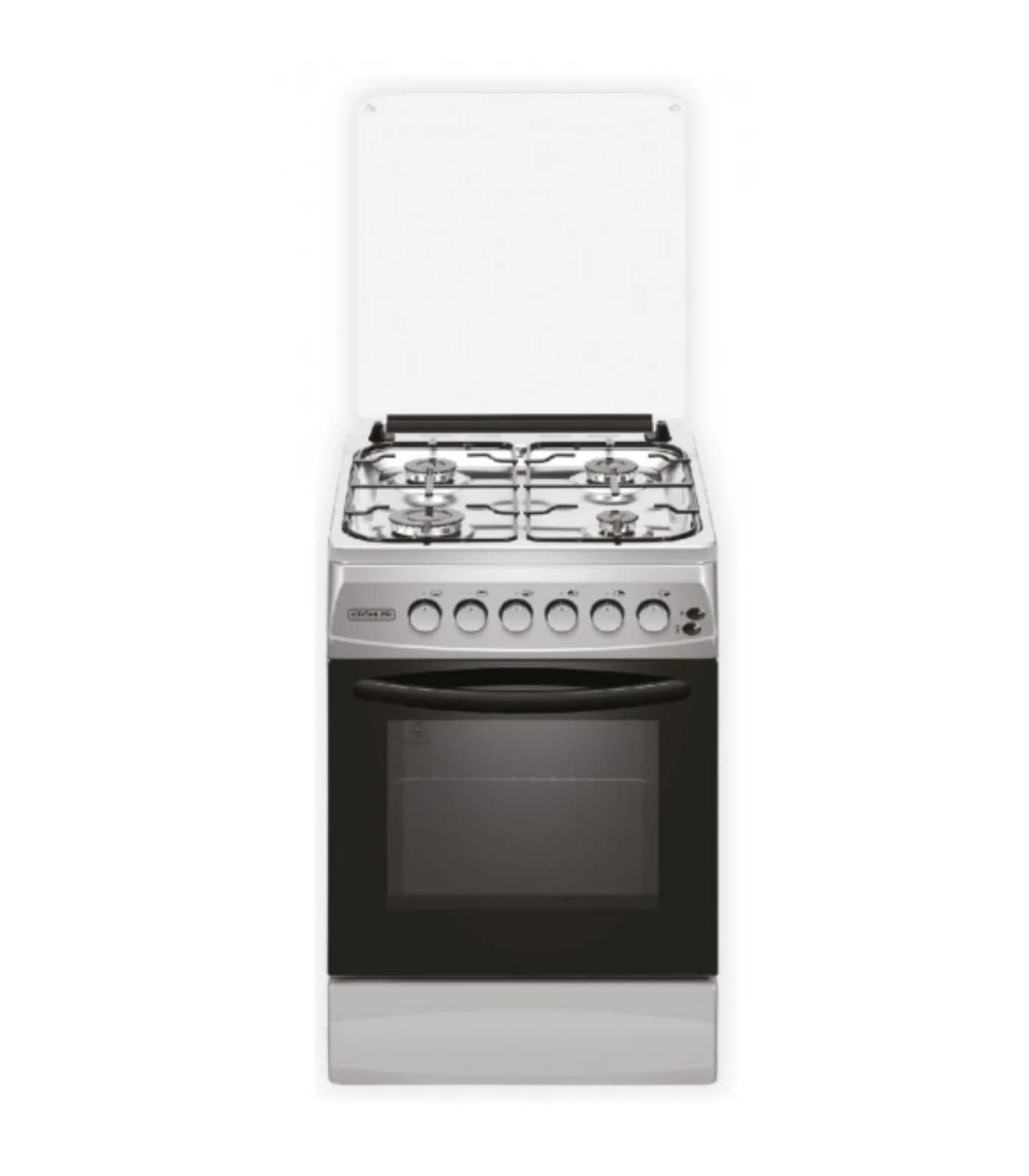 Cuisinière à Gaz 50 cm Inox 4 Feux Four Double – CK5060-DGILIN